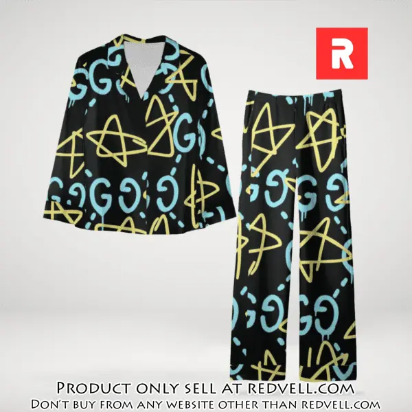 Trending luxury gc satin pajama set pjs1066 rv5547391